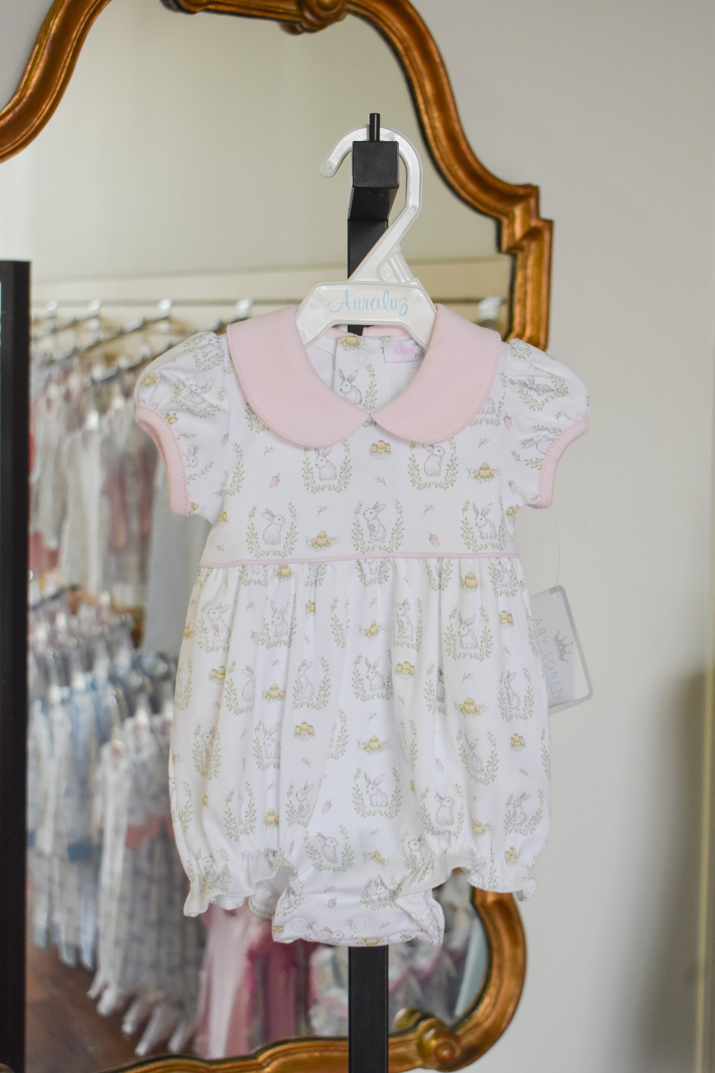 Hop Into Spring-Pink Pima Bubble