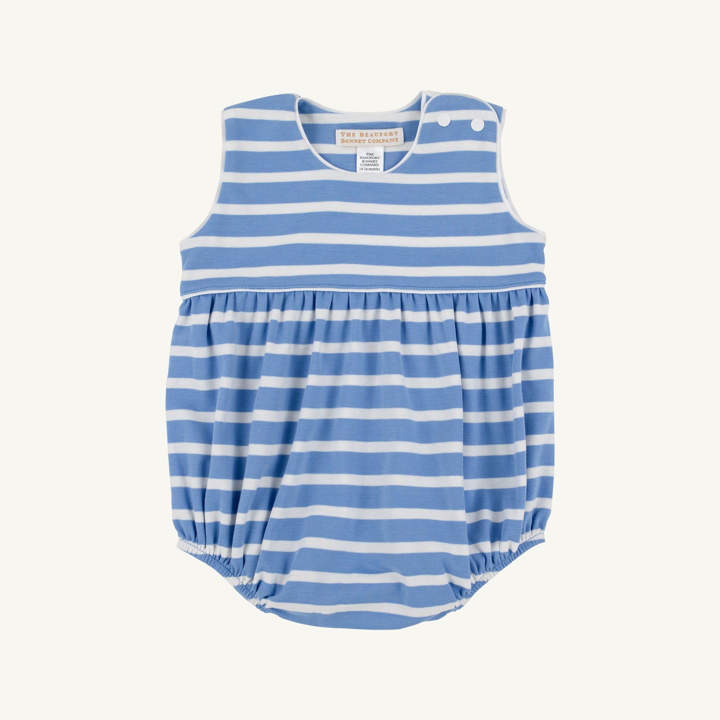 Barlett Bubble Pima-Barbados Blue Stripe