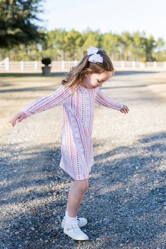 Sweetheart Scallops and Hearts Play Dress