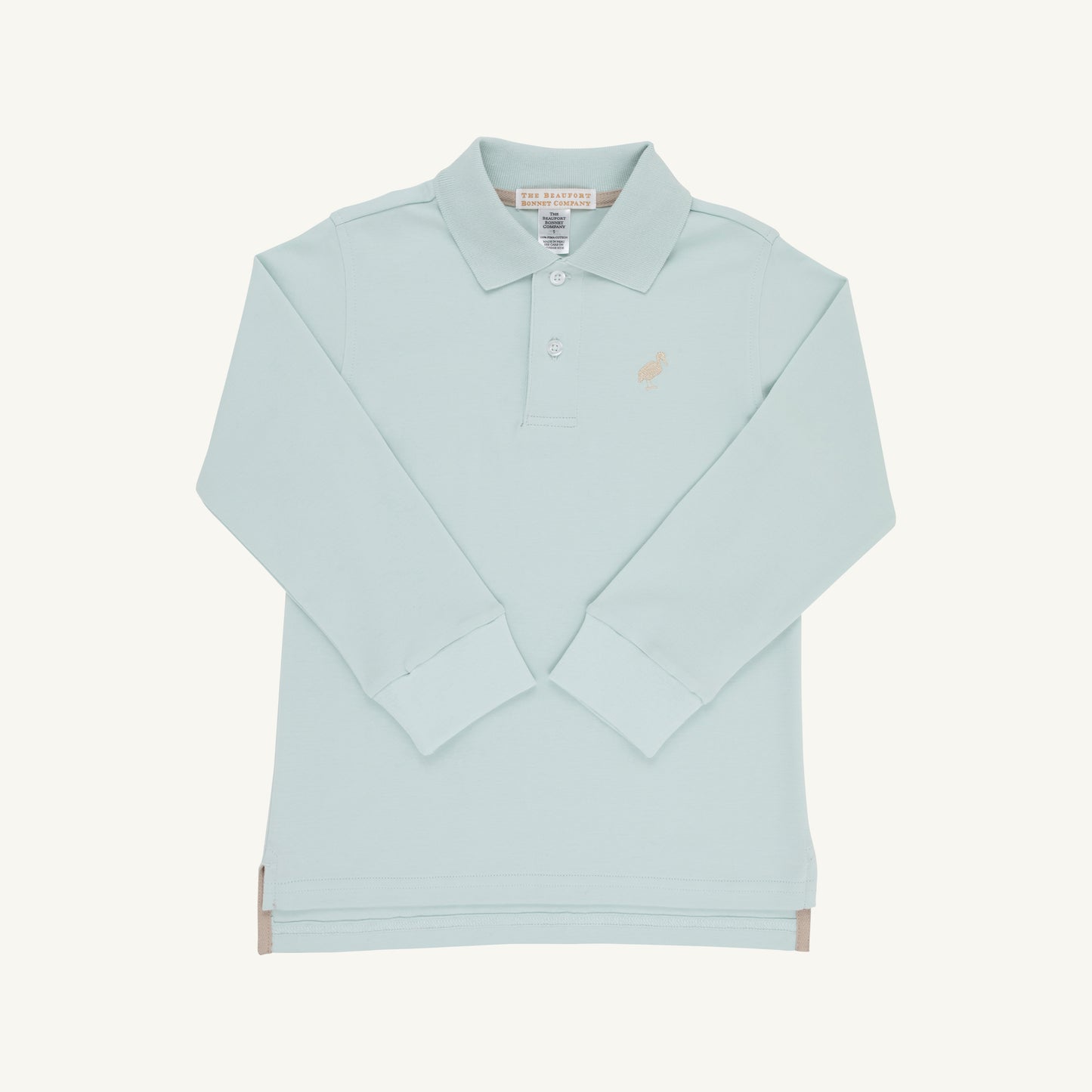 Prim and Proper Polo LS-Old Greenwich Green