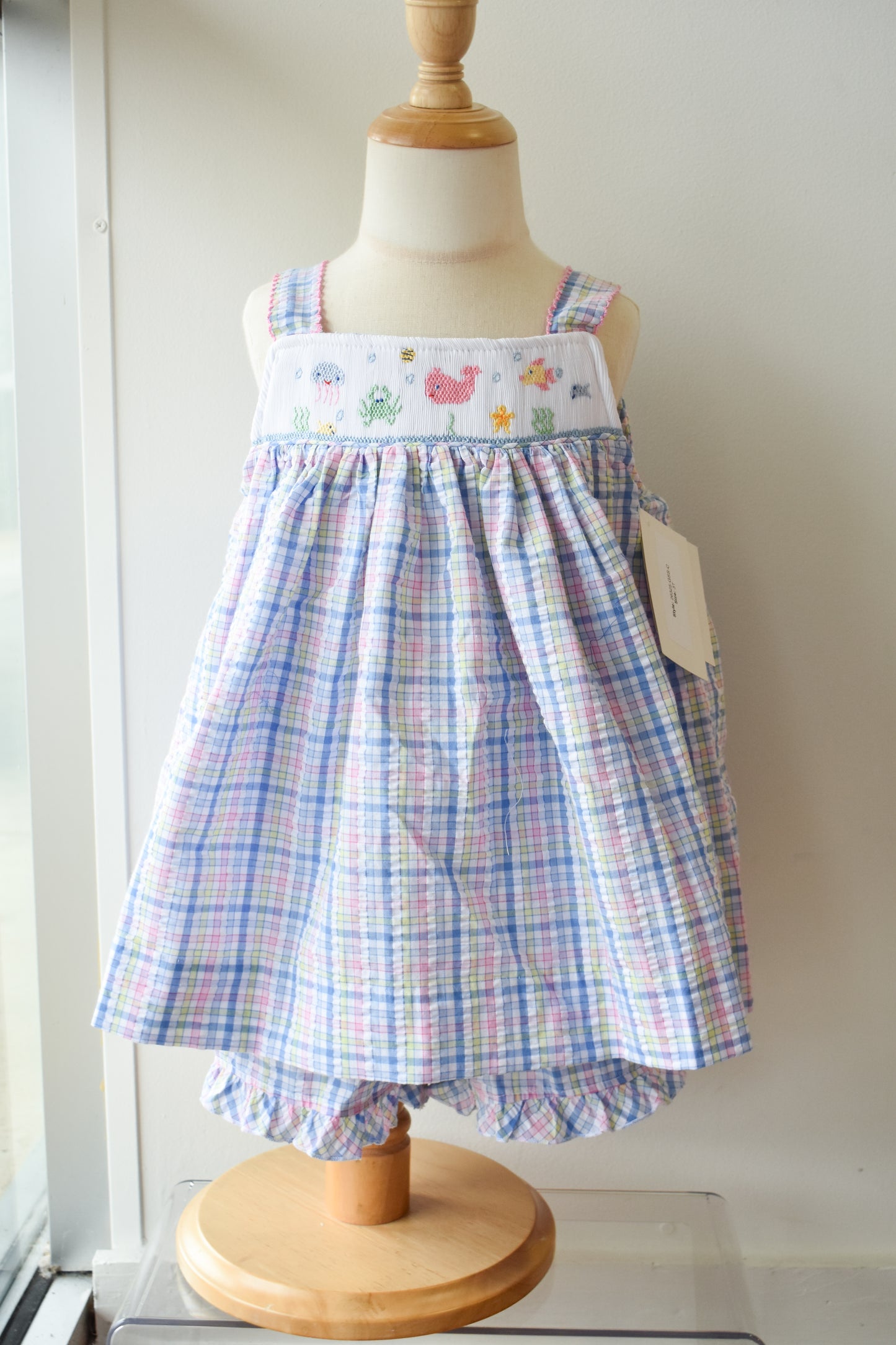 Under The Sea Girl's Ruffled Short Set
