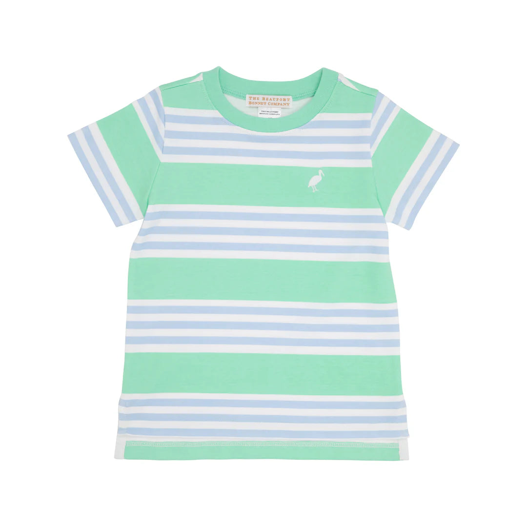 Carter Crewneck-Grace Bay Green Stripe