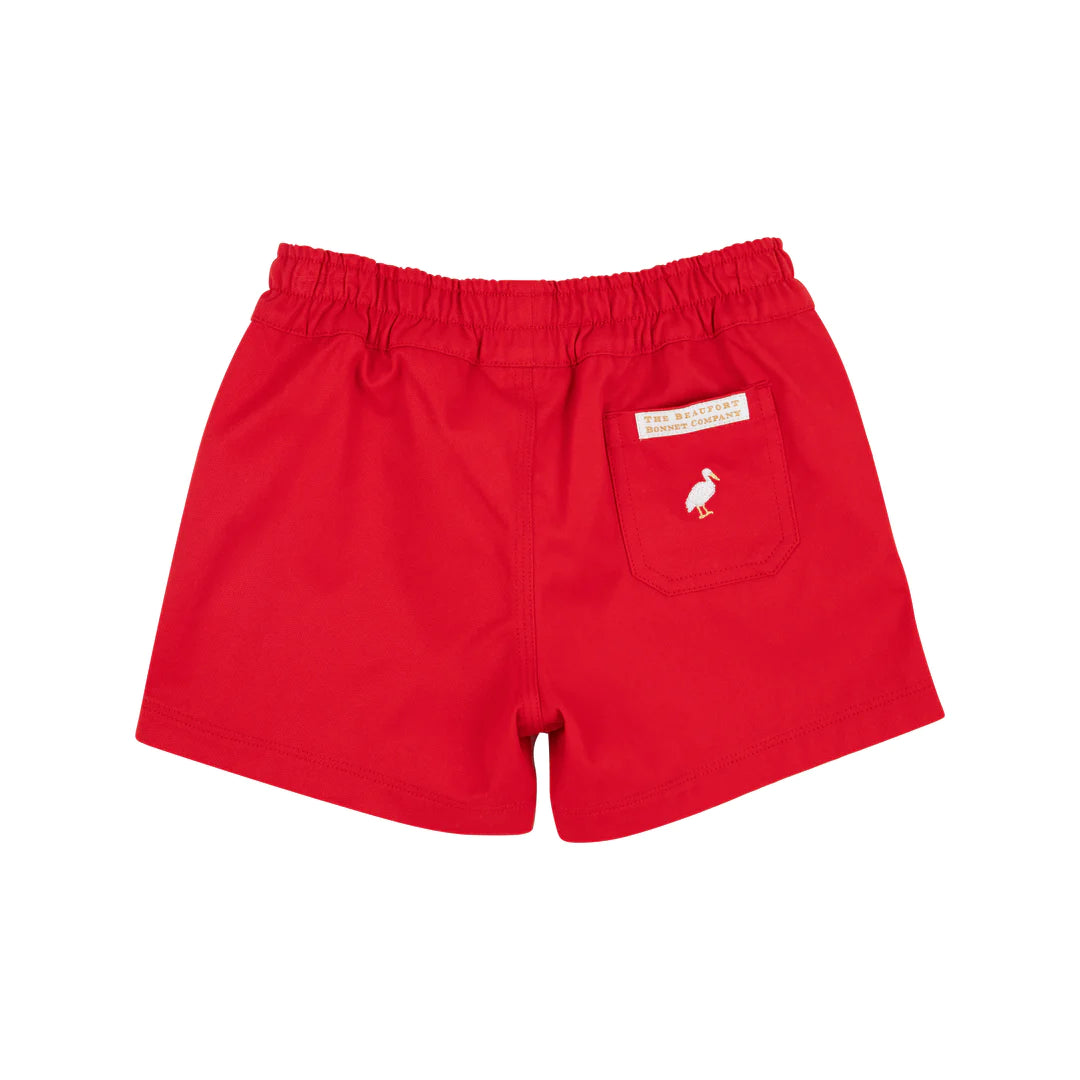 Sheffield Shorts-Twill Richmond Red