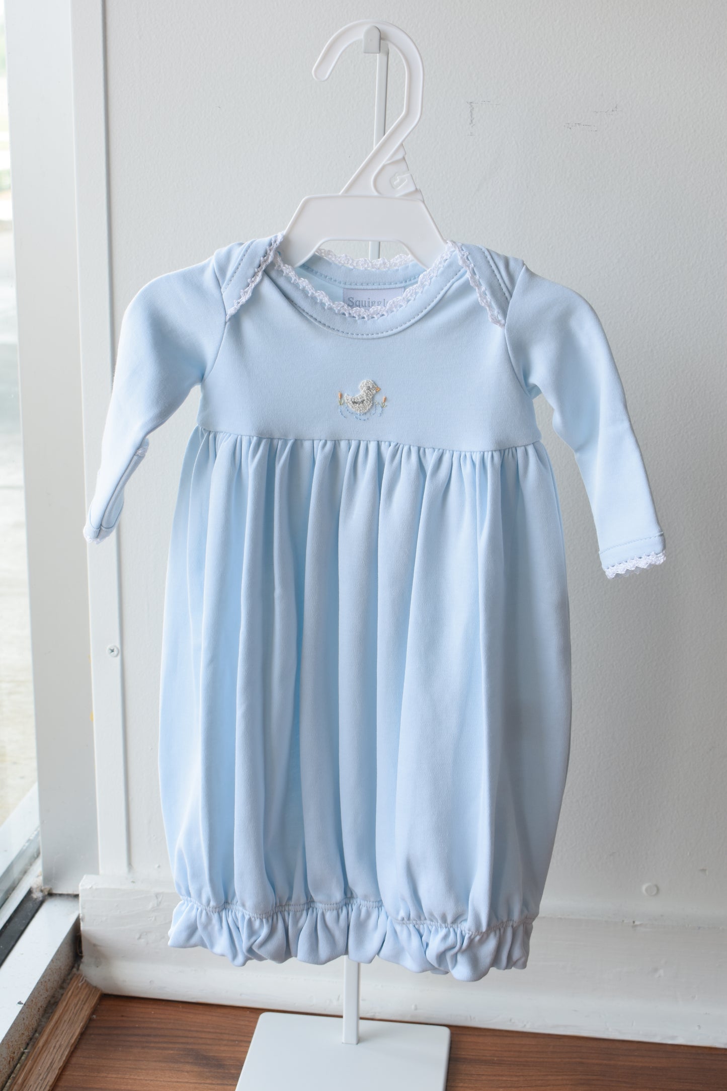 Puddle The Duck Embroidered Squiggles Gown