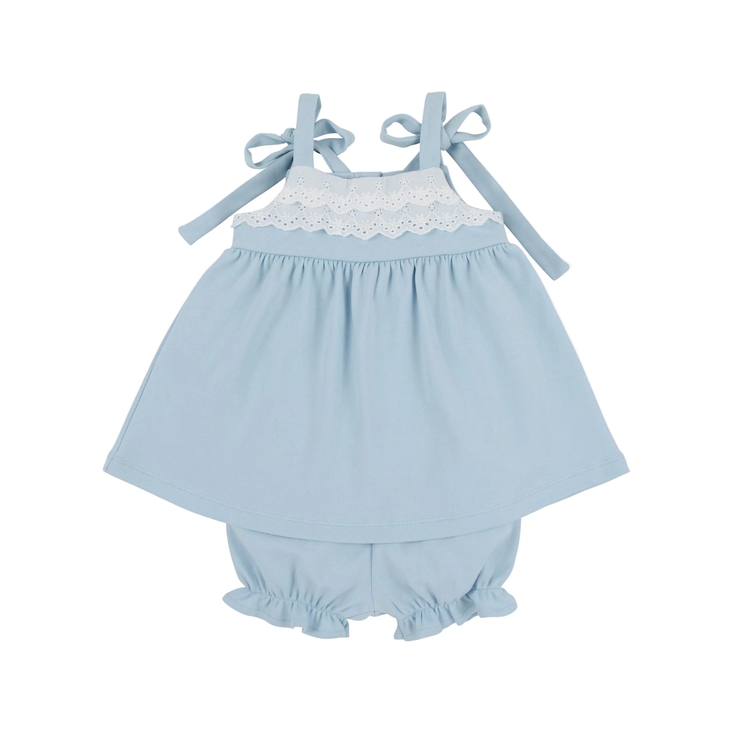Idabelle Bloomer Set-Buckhead Blue Pima