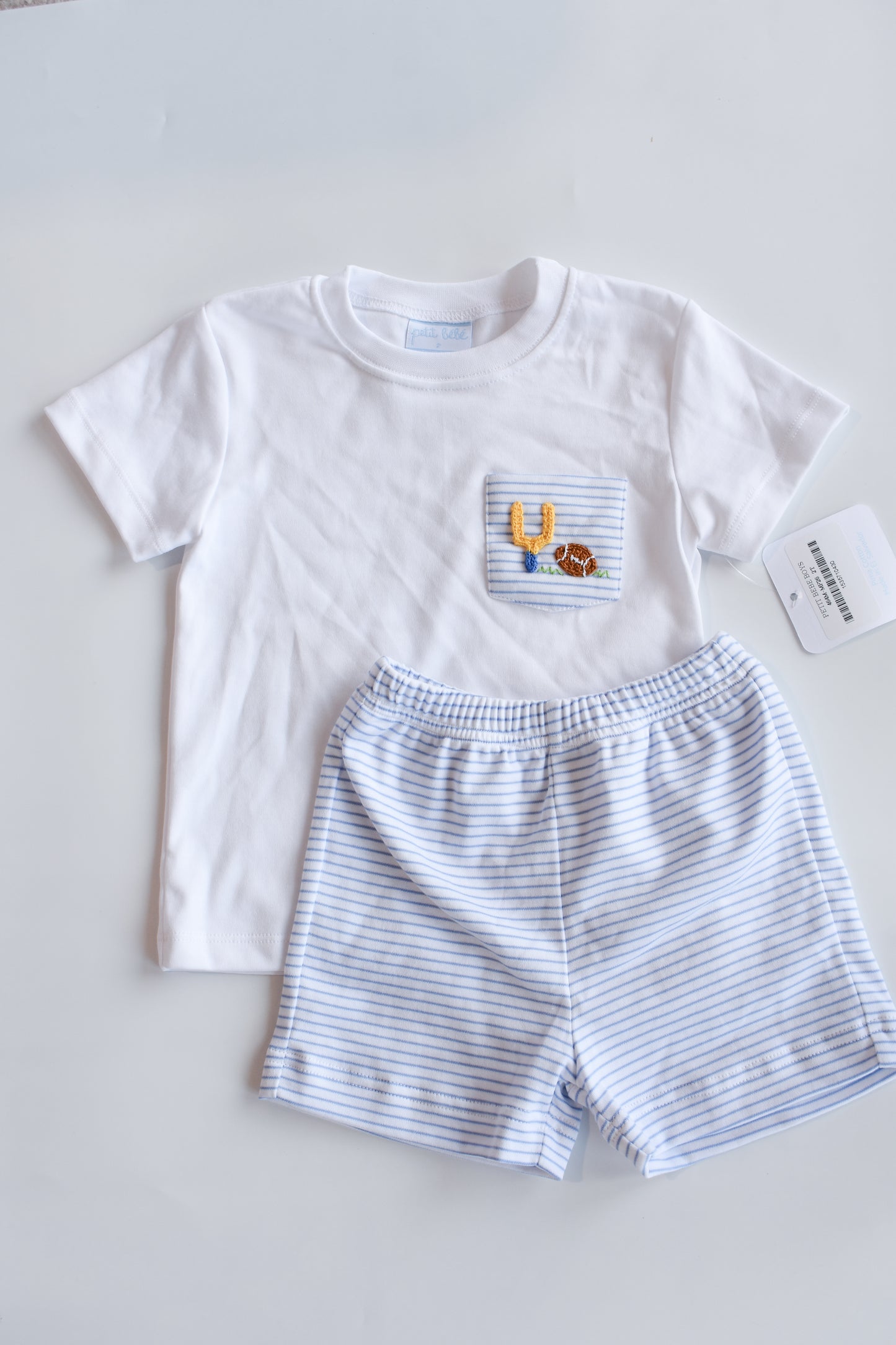 Field Goal Fun Boy's Knit Short Set