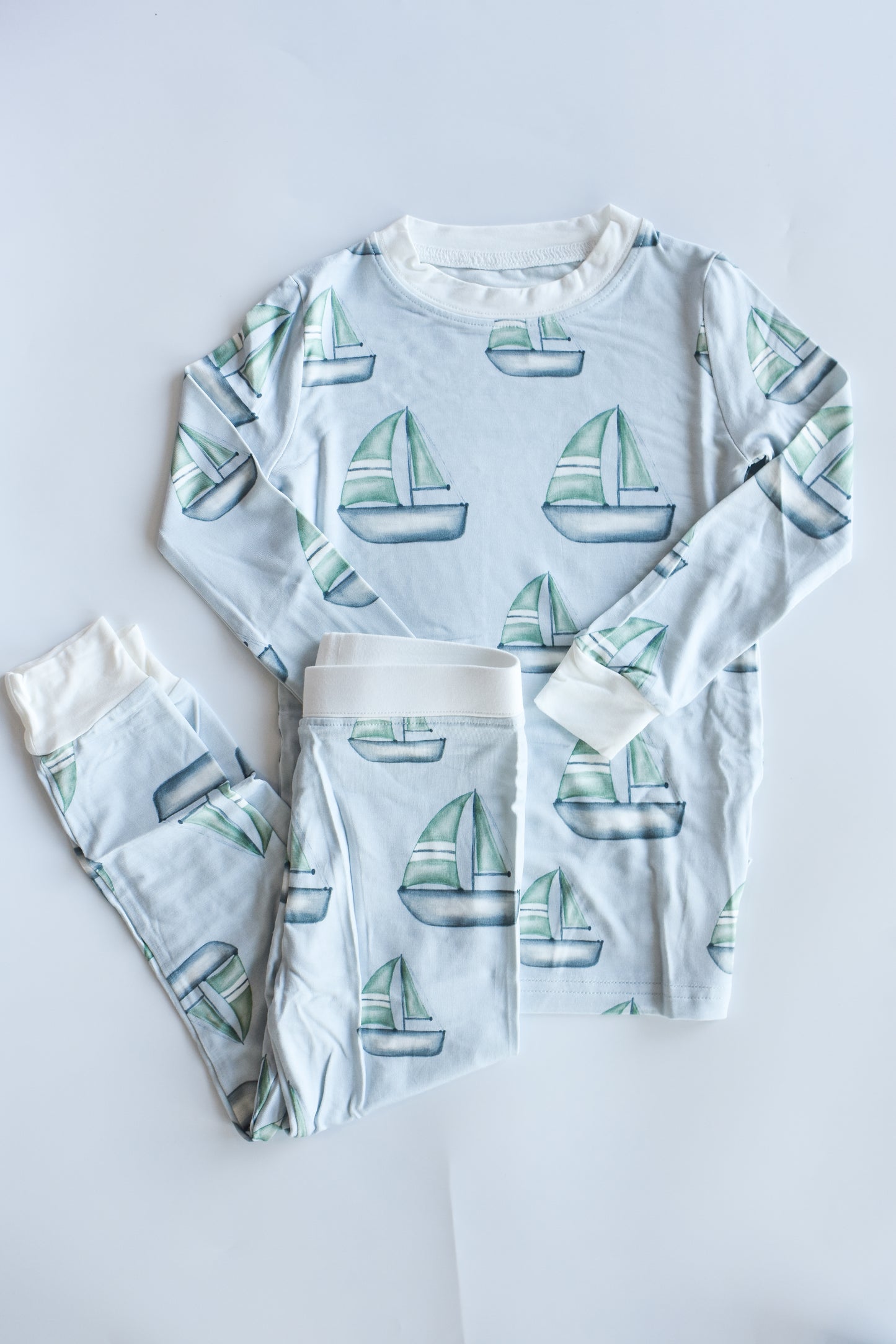 Seaside Sleepin' Boy's Bamboo PJ Pant Set