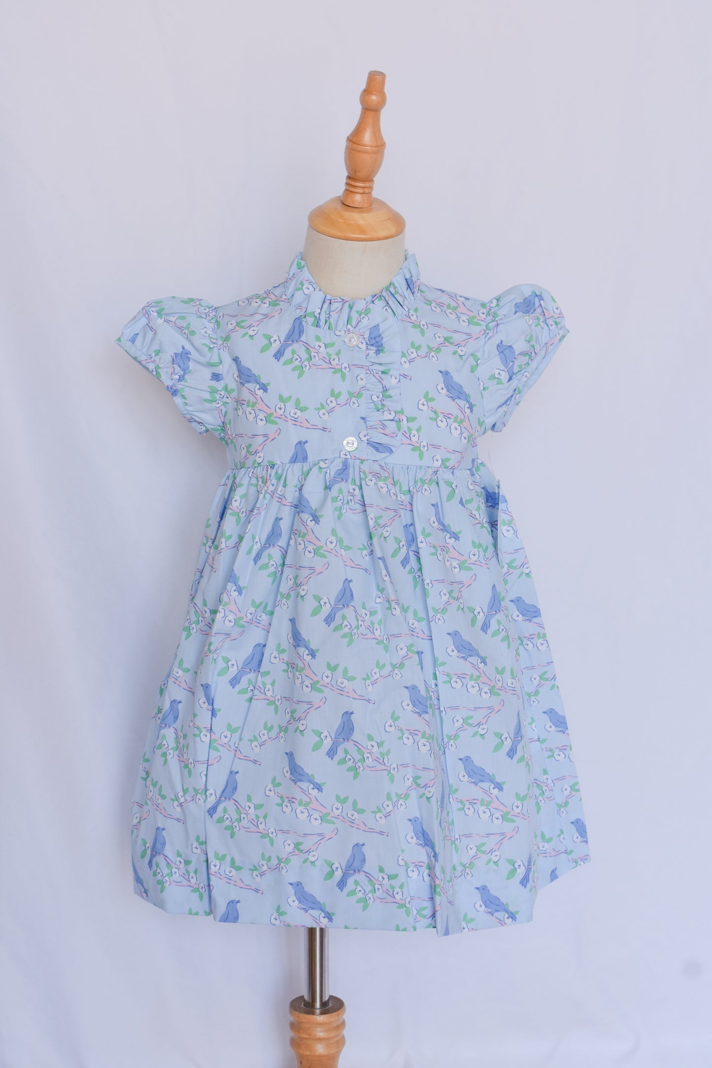 Birdie Dress-Cherry Blossoms