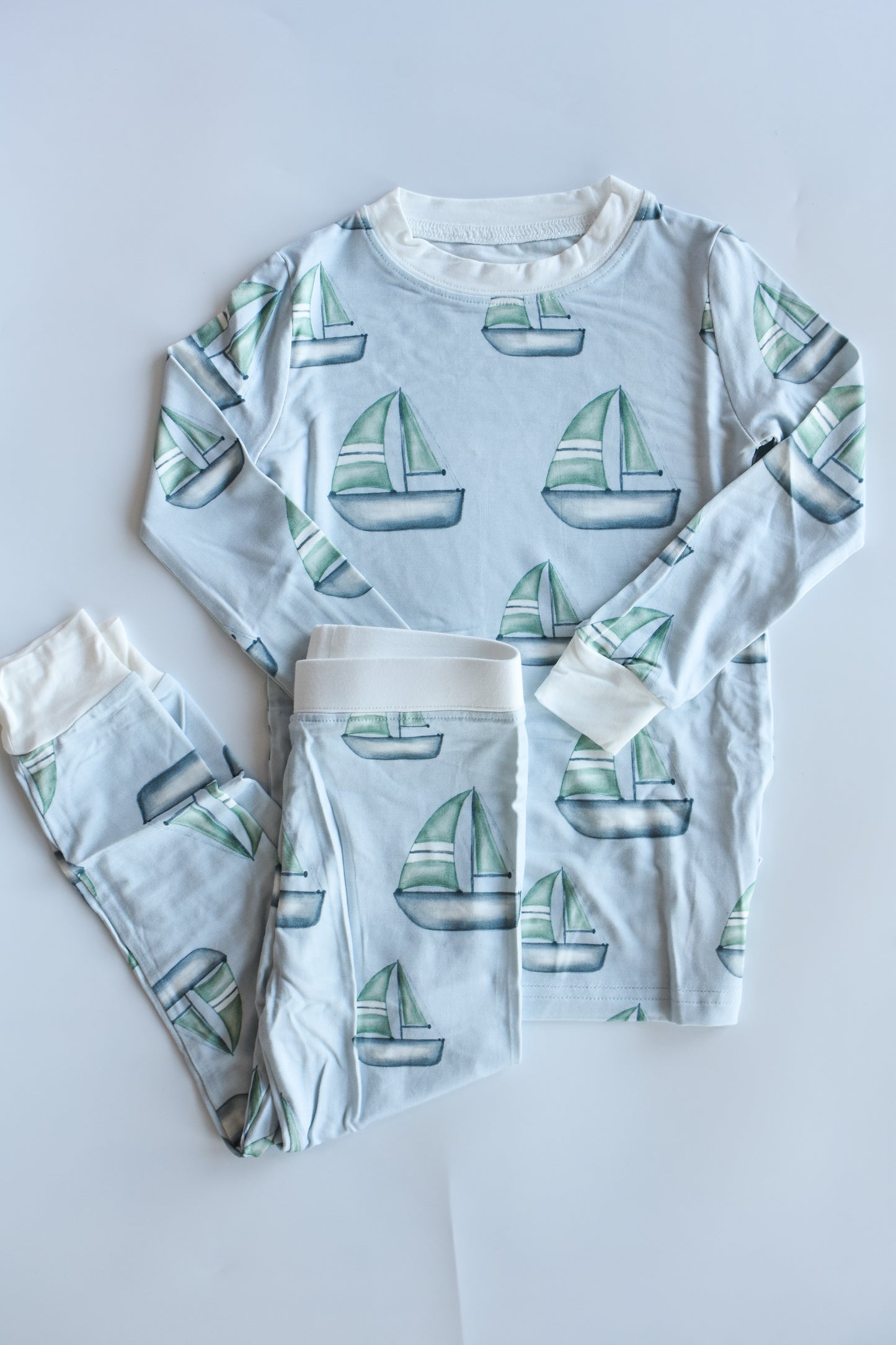 Seaside Sleepin' Boy's Bamboo PJ Pant Set