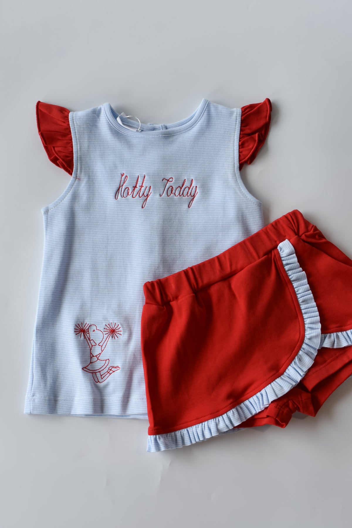 Hotty Toddy Cheerleader Skort Set
