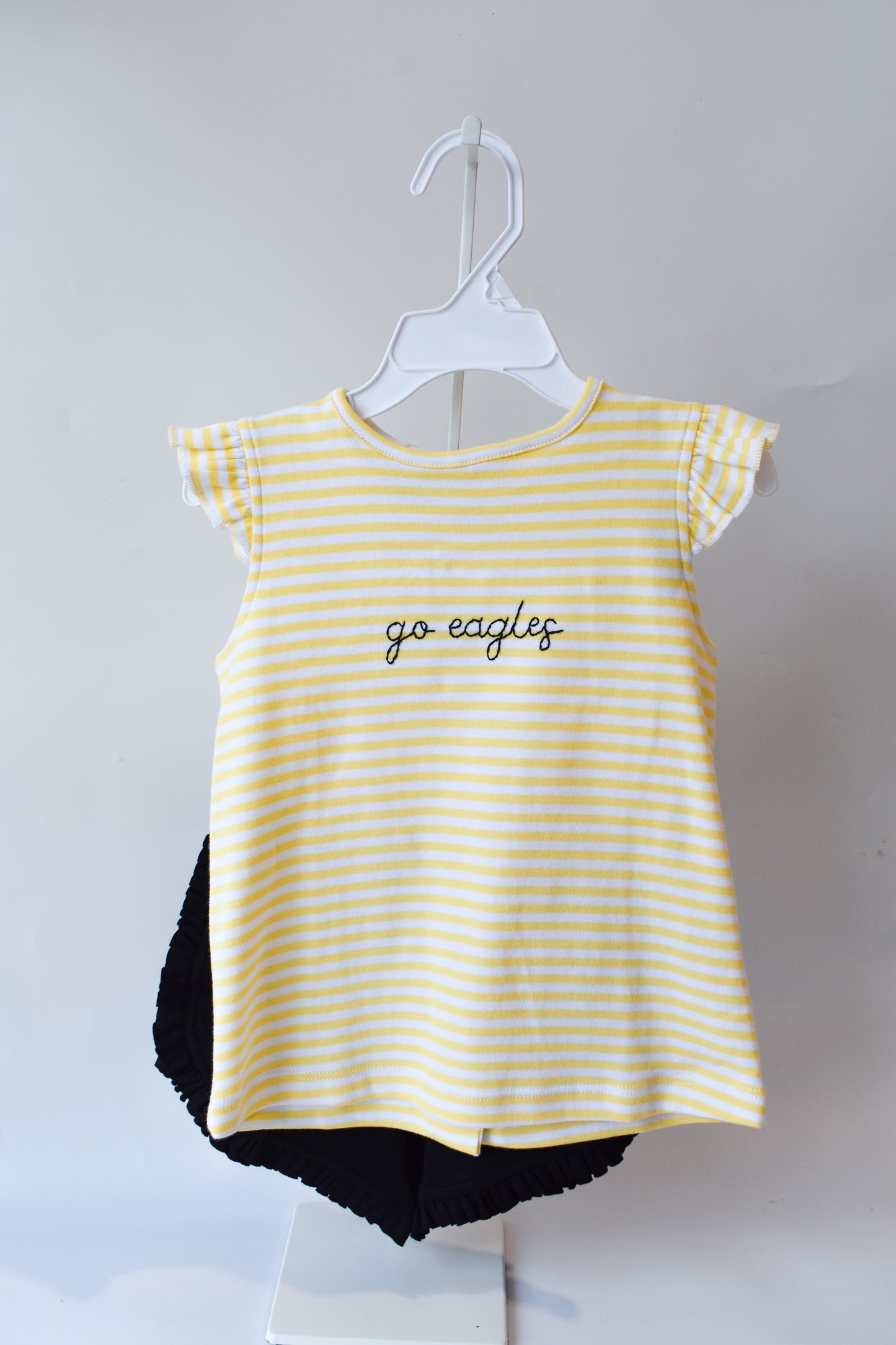 Hand Stitched Girl's Gameday Tank/Short Set