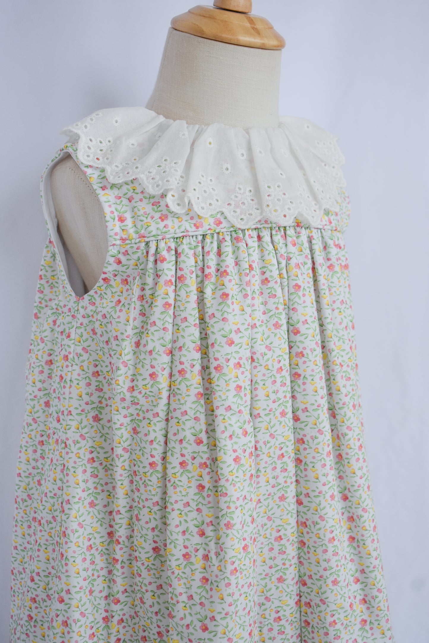 Cottage Gardens Eyelet-Collared Float Dress