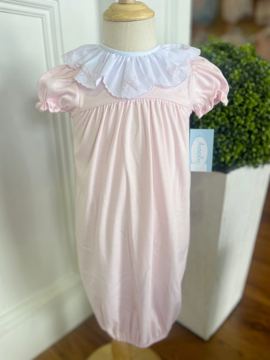 Pink Cotton Bow Gown