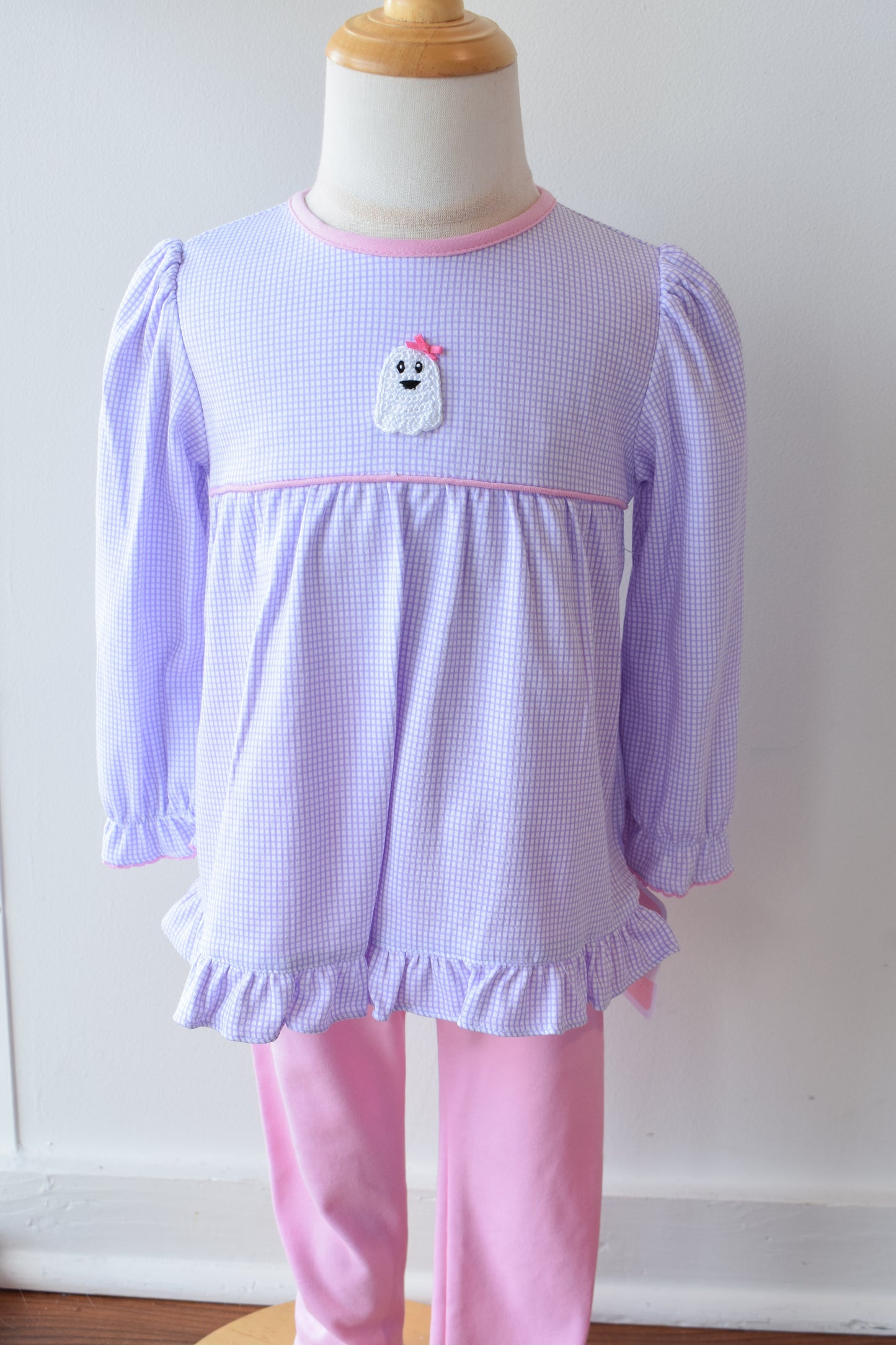 Girly Ghost Lavender Knit Legging Set