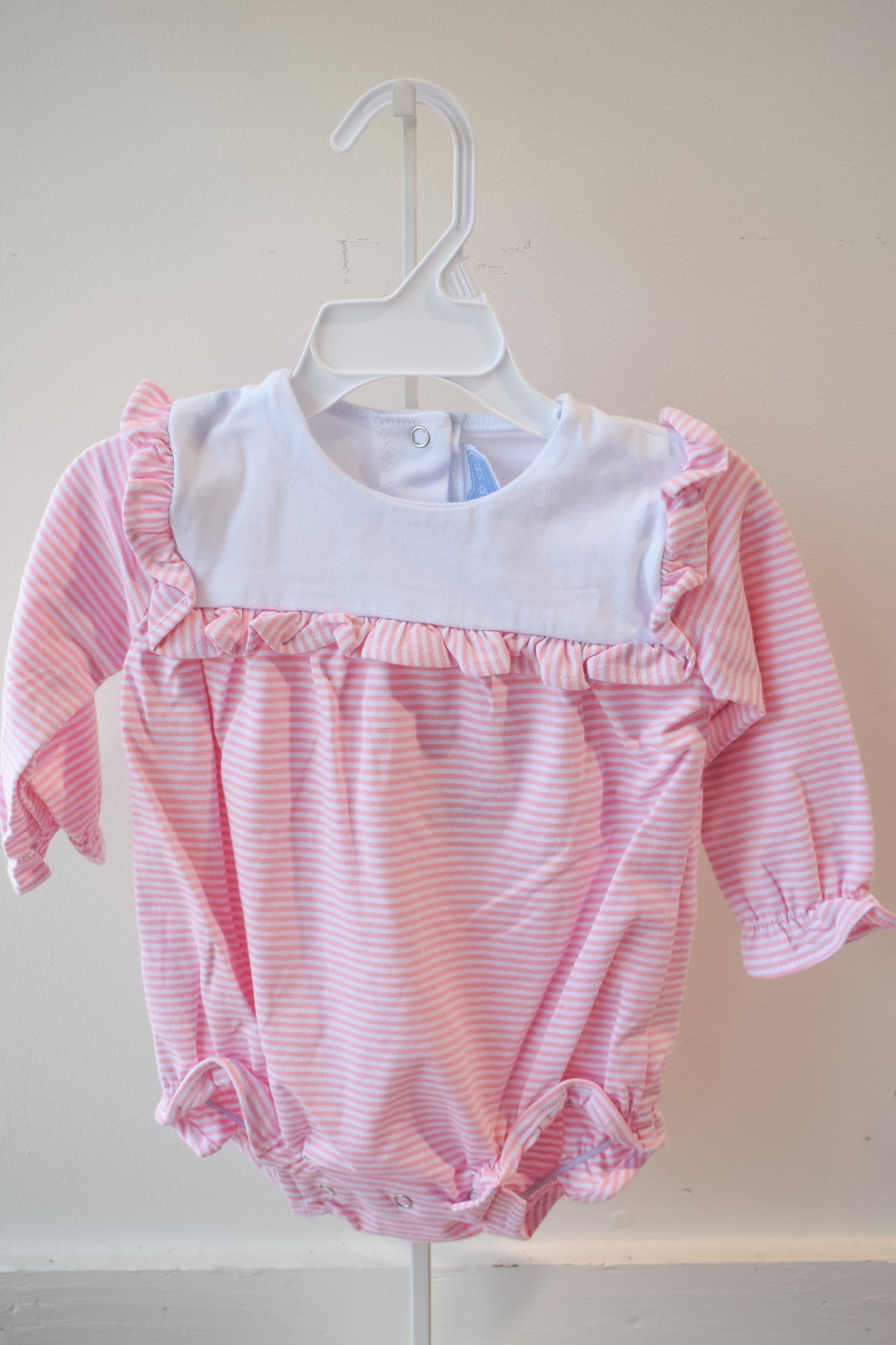 Marie Bubble-Light Pink Stripe