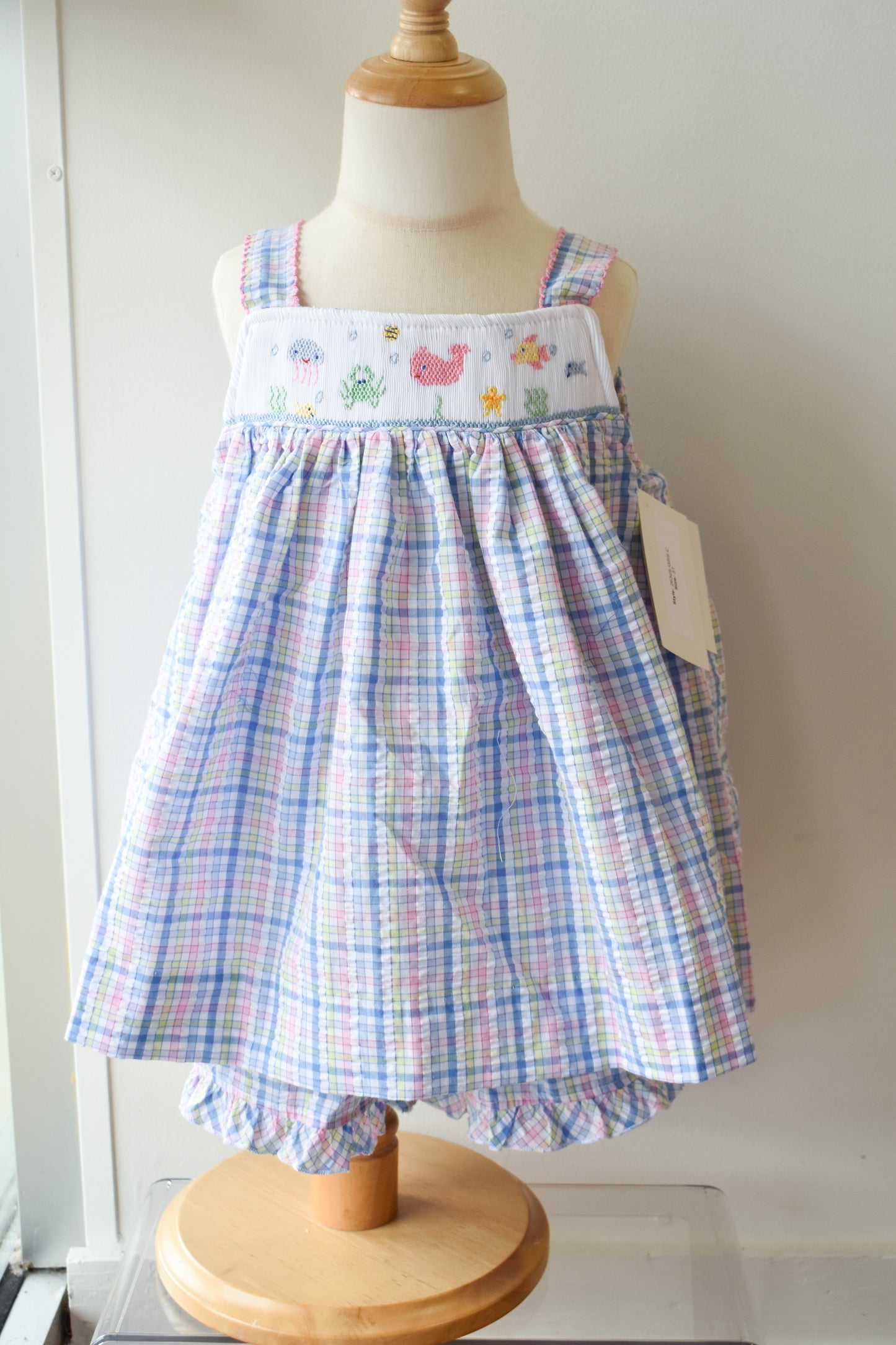 Under The Sea Girl's Ruffled Short Set