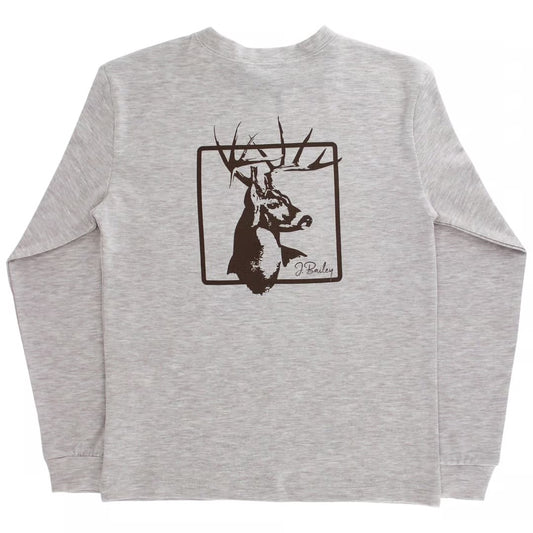 Whitetail Oat L/S Logo Tee