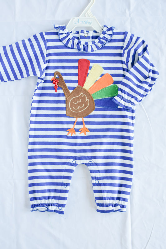 Gobble Gobble Girl’s Ruffled Romper