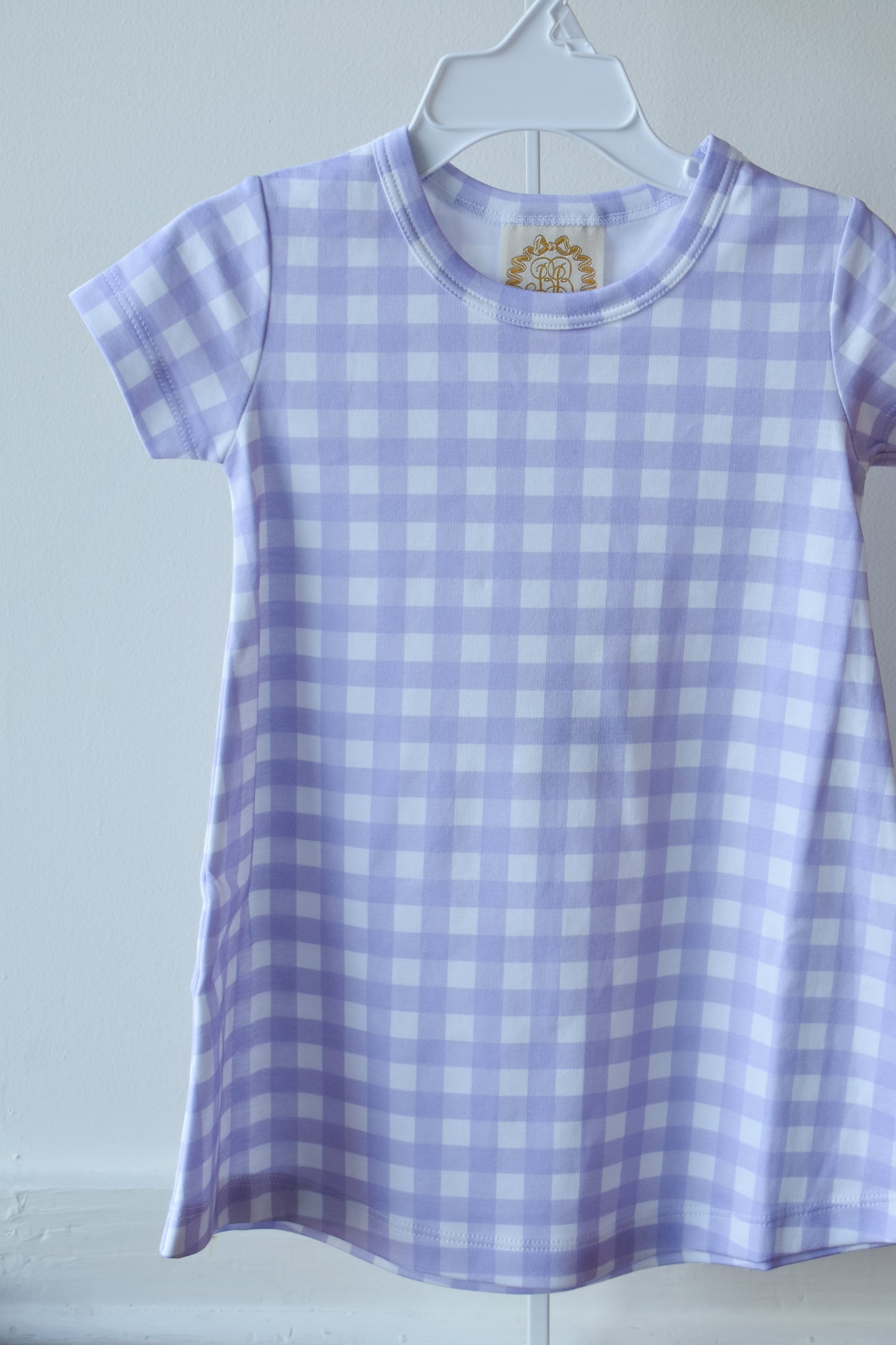 Polly Play Dress-Lauderdale Lavender Gingham