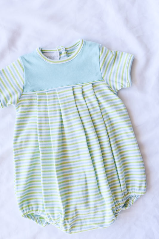 Lil Rowdy's Go-To Blue/Green Striped Bubble