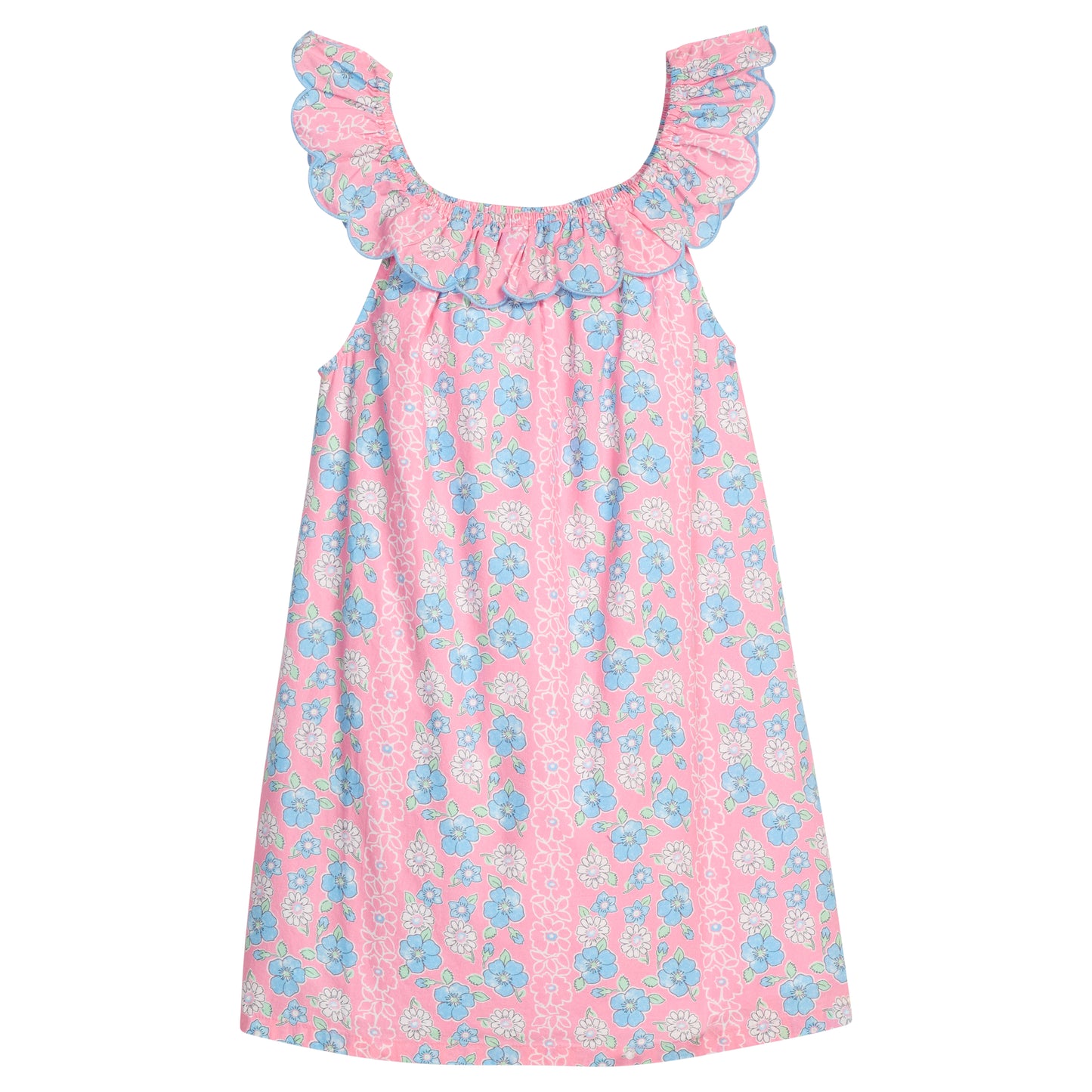 Flora Dress-Spring Marguerite Floral