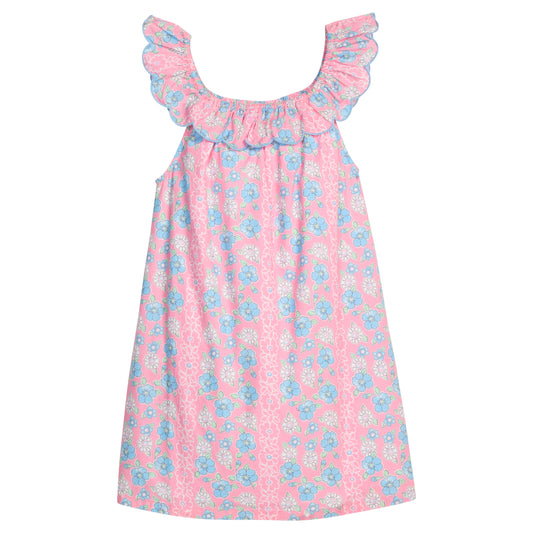 Flora Dress-Spring Marguerite Floral