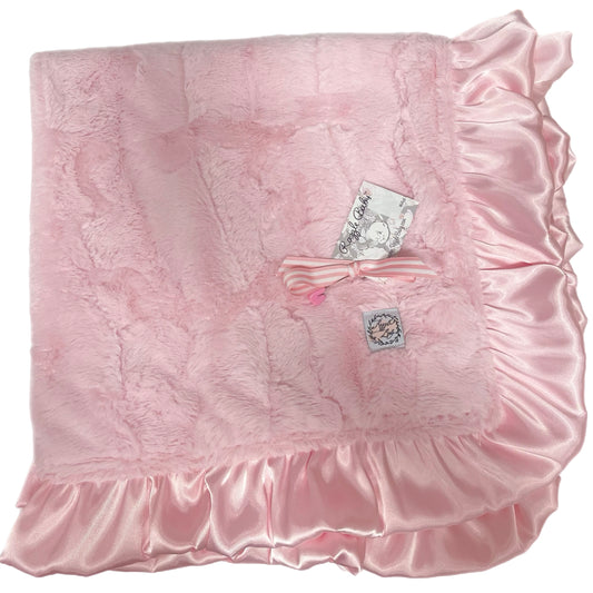 Double Plush Blanket-Classic Pink