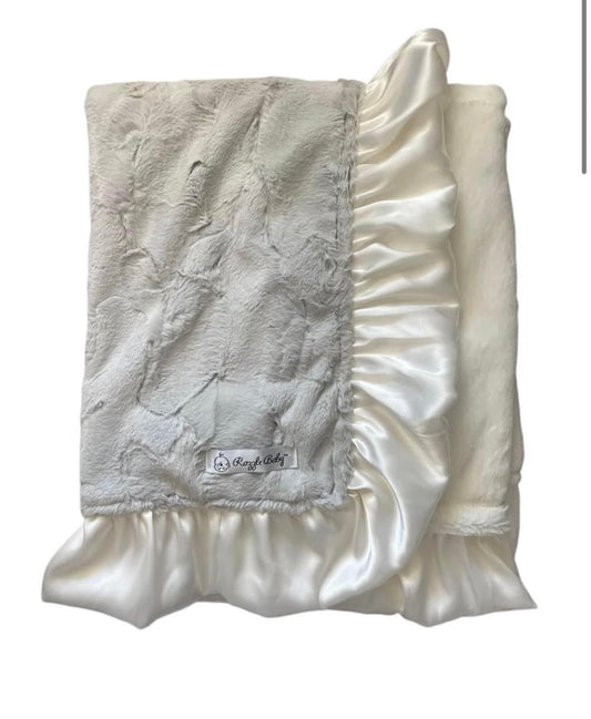 Double Plush Blanket-Linen Hide