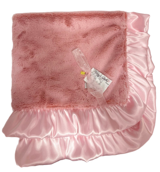 Double Plush Blanket-Frosted Blossom