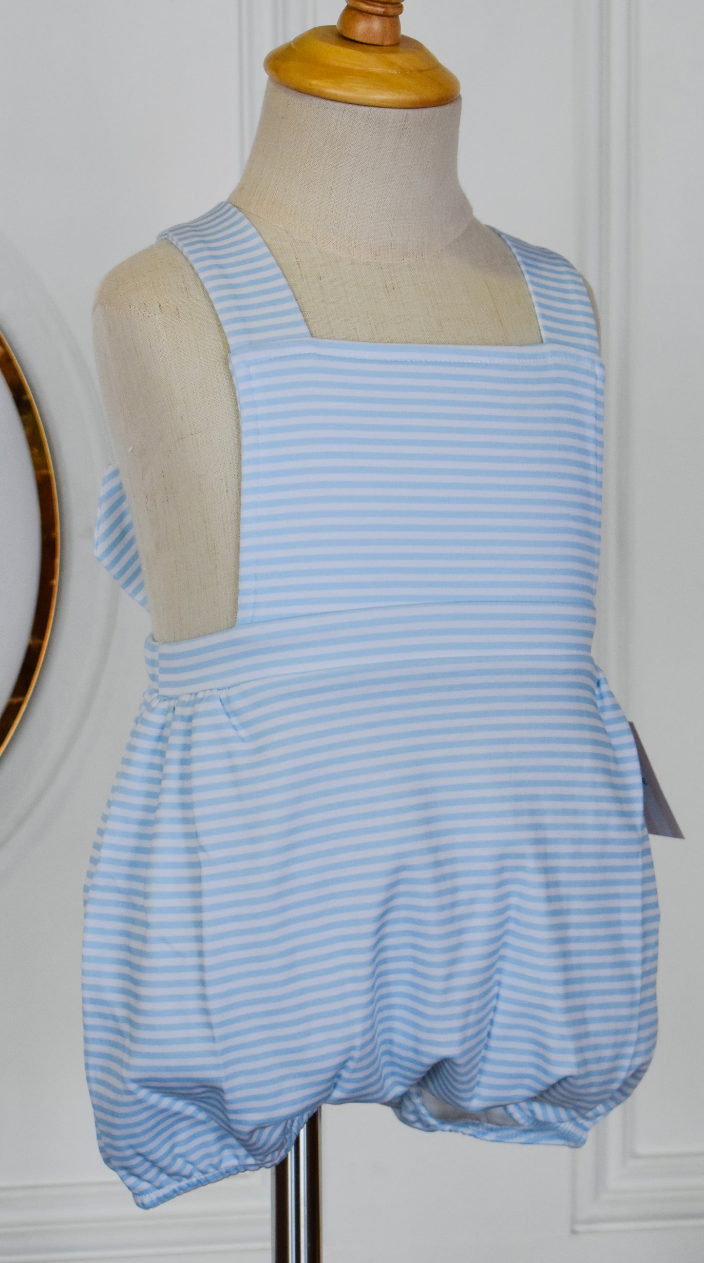 Blue Striped Henry Sunsuit