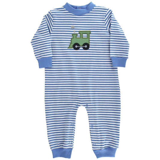Tiny Tracks-Boy Knit Romper