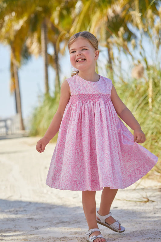 Pink Vinings Smocked Dress