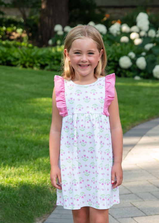 Tulip Printed Lilly Knit Dress