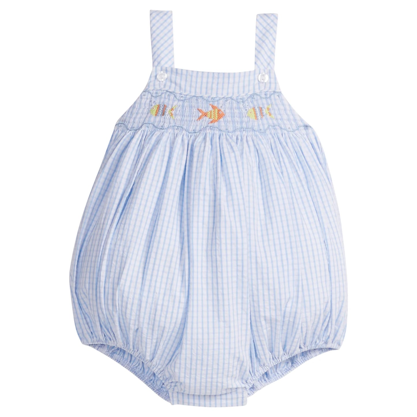 Smocked Brendan Bubble - Fish