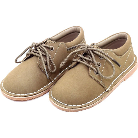 Tyler Lace Up Shoe-Nubuck Khaki