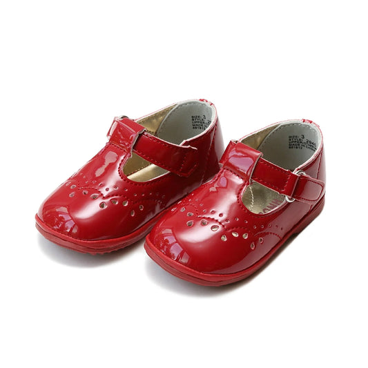 Birdie Toddler T-Strap Mary Jane-Patent Red