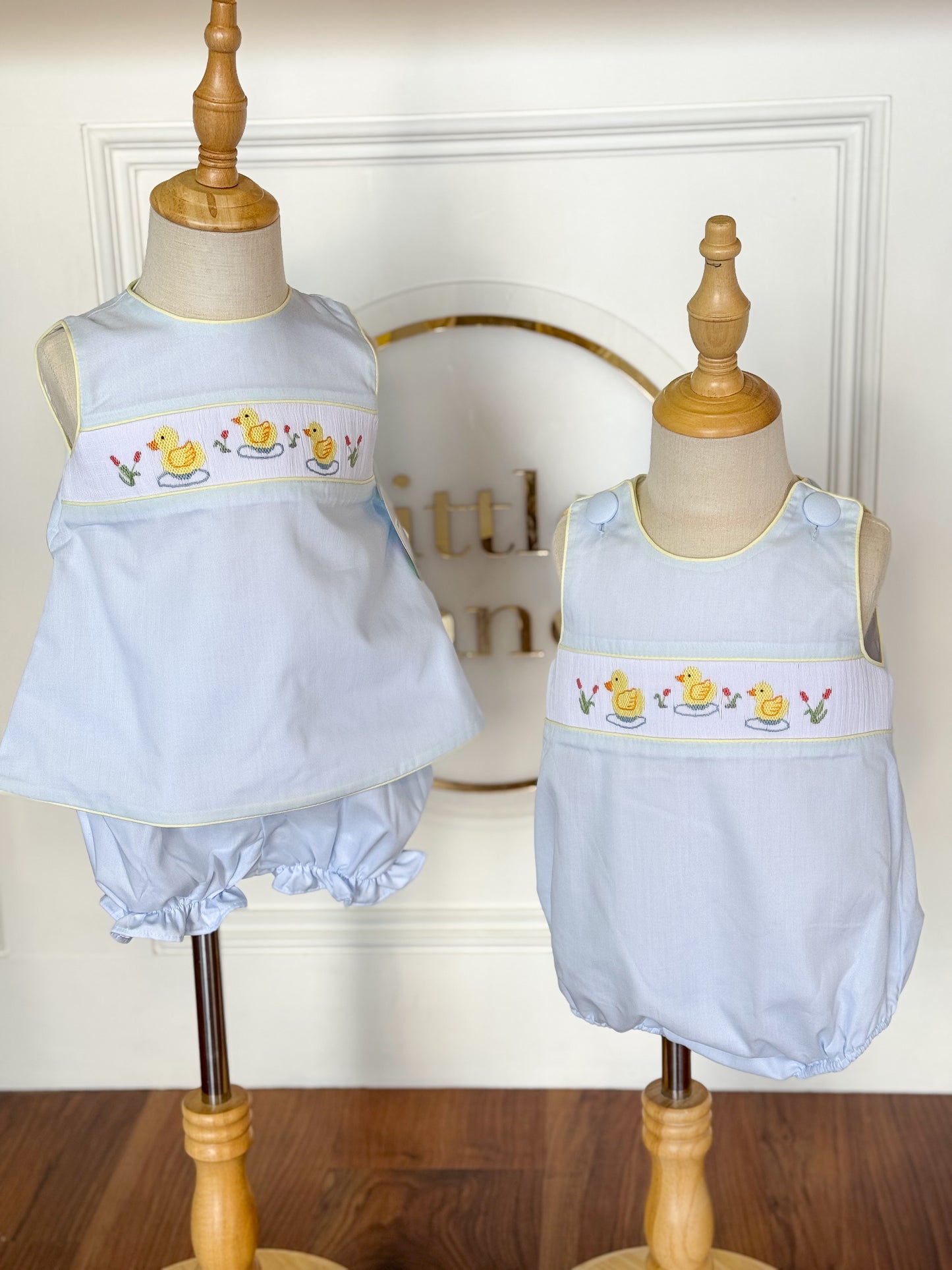 Duckies Lindsay Bloomer Set, Light Blue