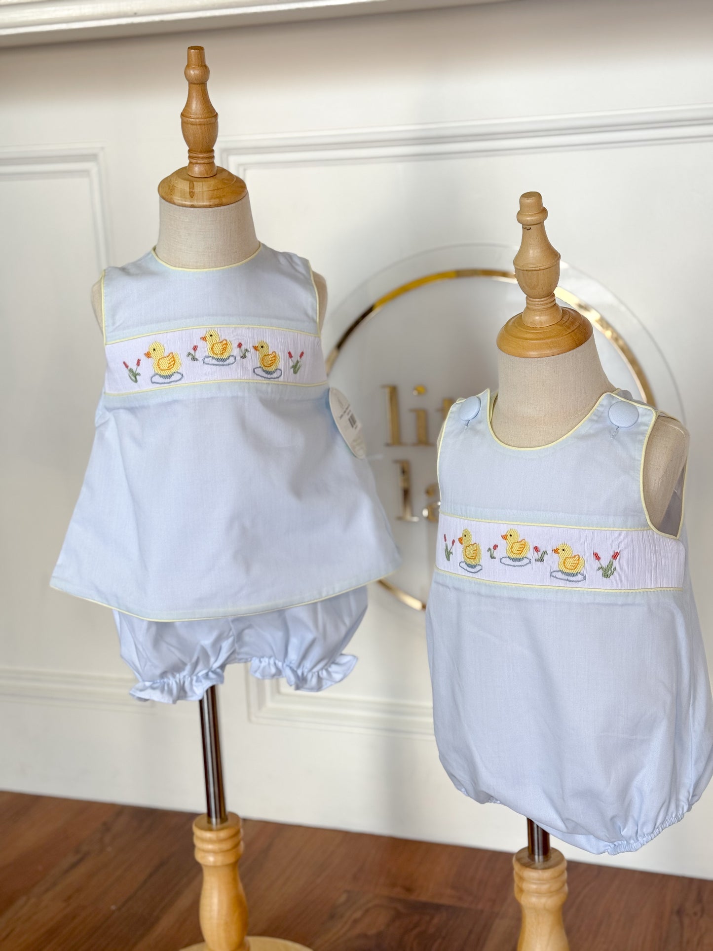 Duckies Lindsay Bloomer Set, Light Blue