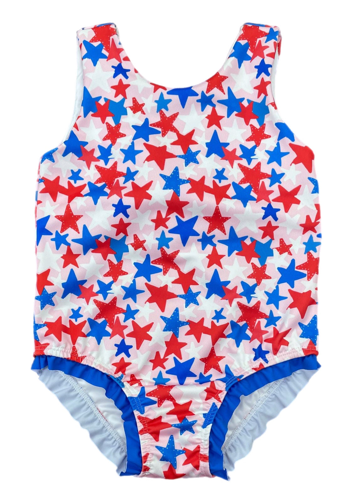 Red, White, and Boom! Lottie One Piece Swim