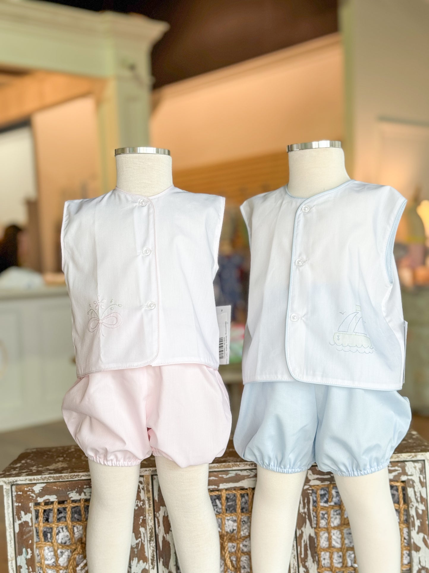 Setting Sail Baby Boy Bloomer Set