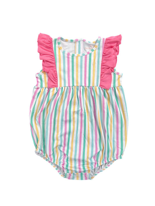 A Striped Summer-Liza Ruffled Bubble