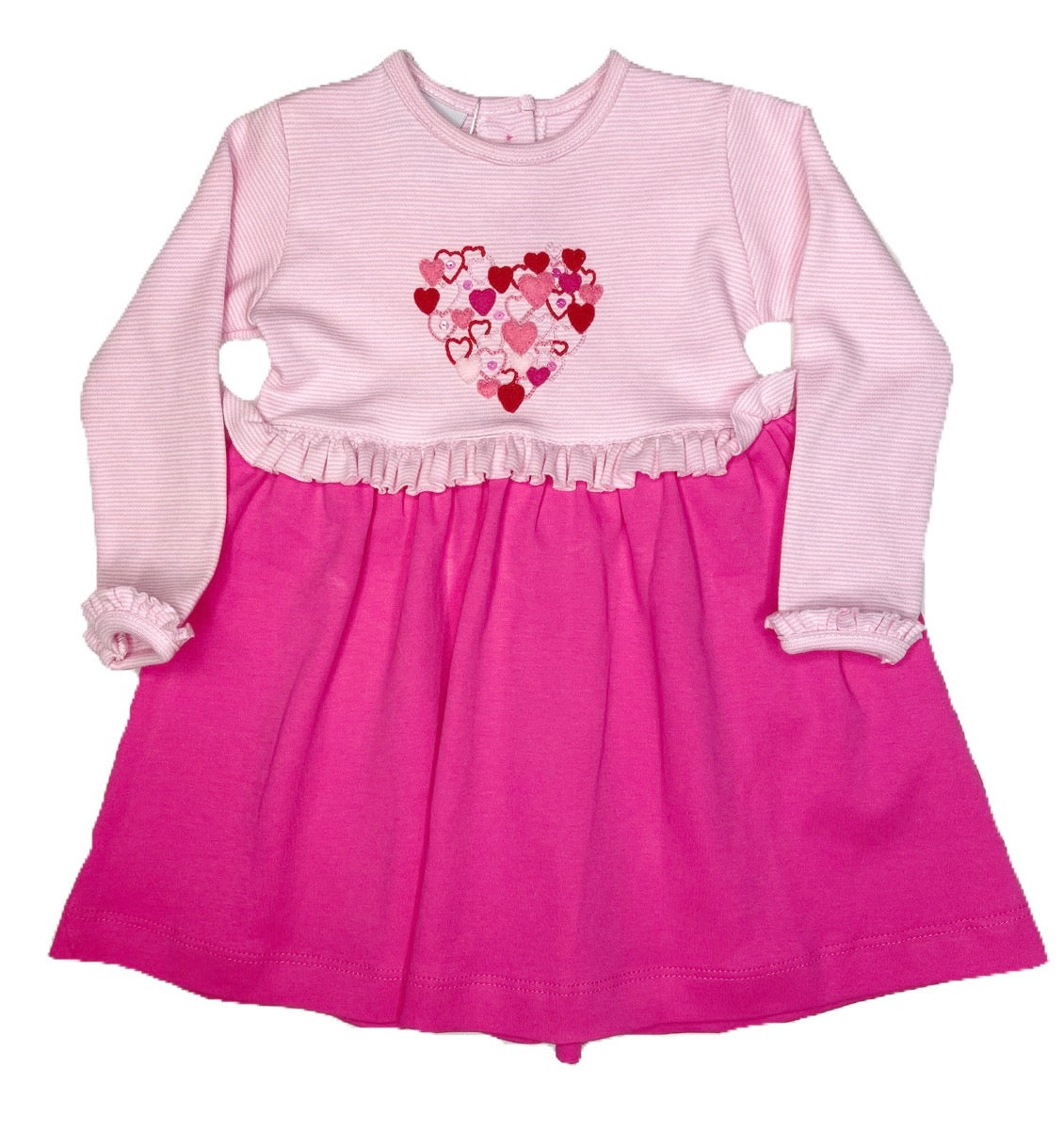 Lovely Heart Dress With Ruffles