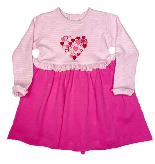 Lovely Heart Dress With Ruffles