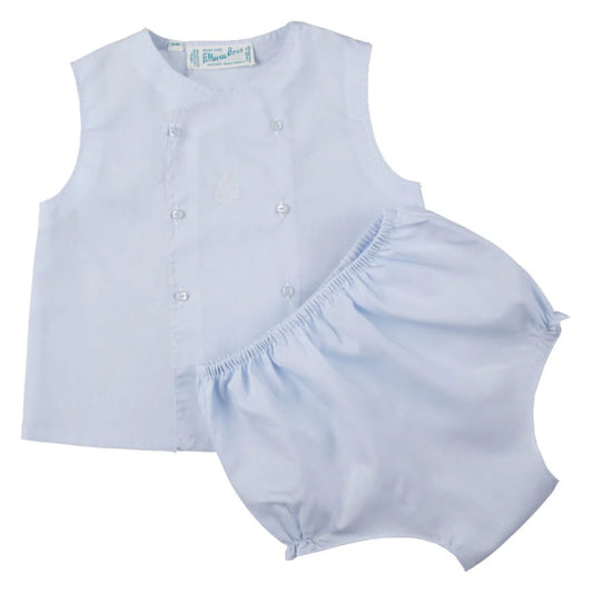 Boy’s Sailboat Diaper Set in Blue