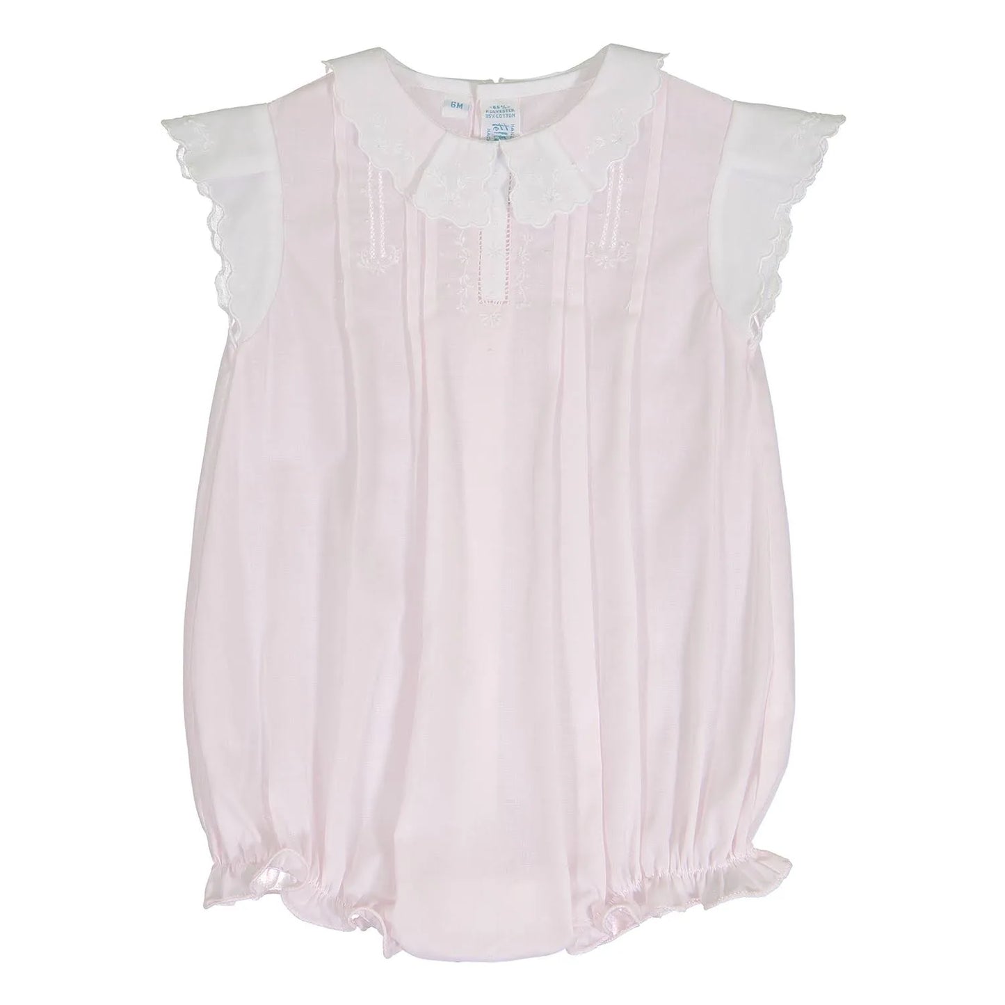 Vintage Fly Sleeve Bubble-Pink/White Trim