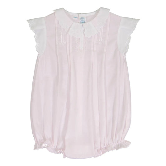 Vintage Fly Sleeve Bubble-Pink/White Trim