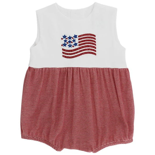 Boy's Flag Knit Bubble