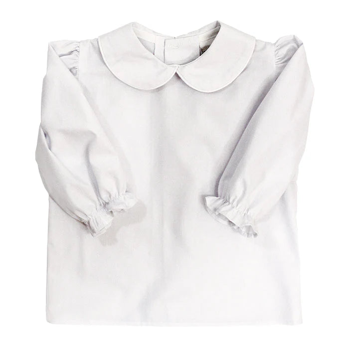 White Girl's Peter Pan Blouse-Bailey Boys