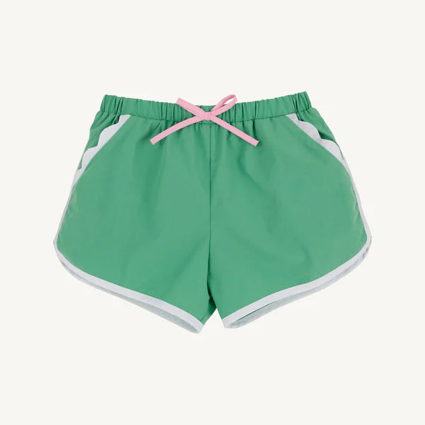 Cheryl Shorts Broadcloth-Gibson Island Green