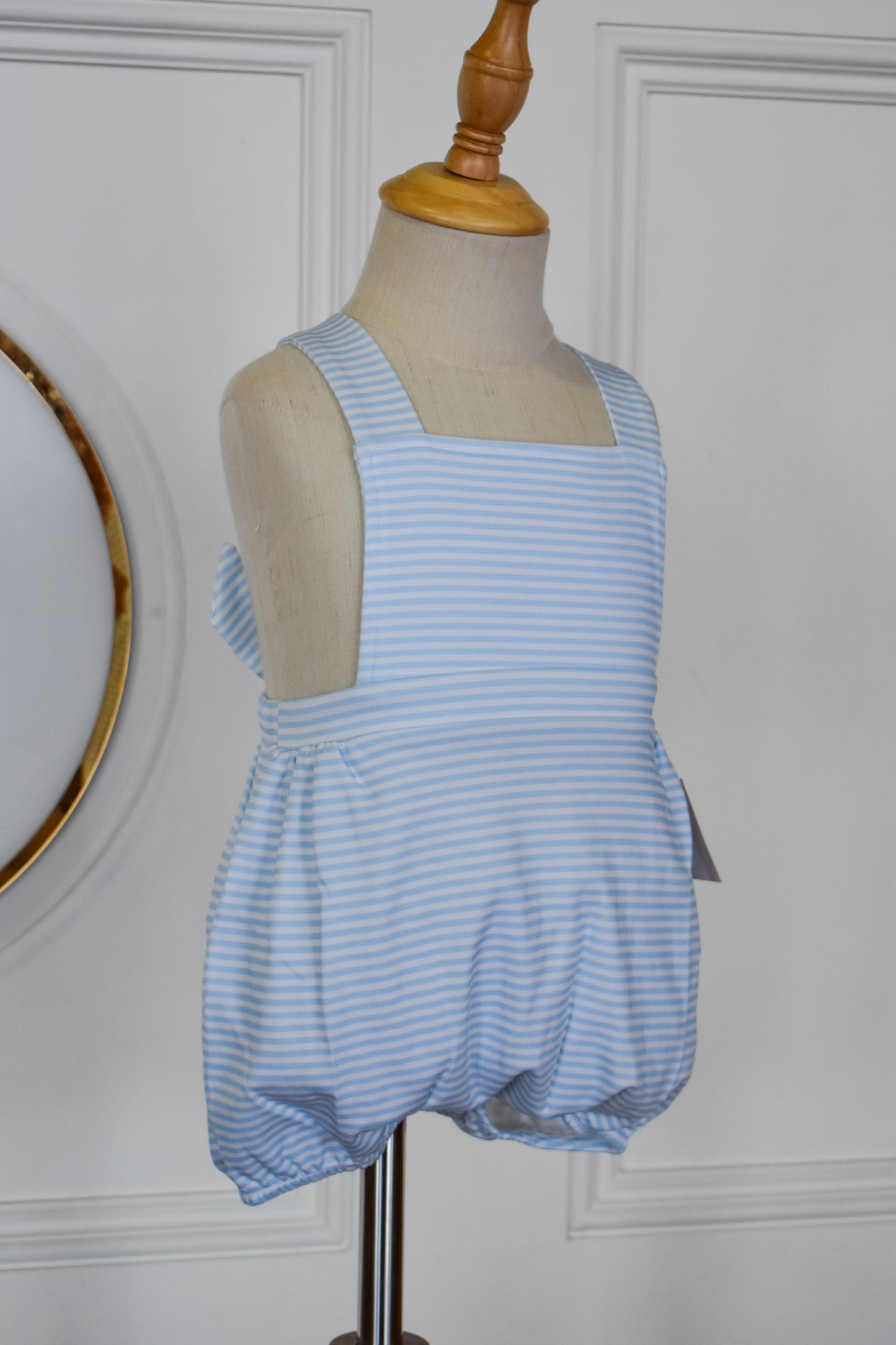 Blue Striped Henry Sunsuit